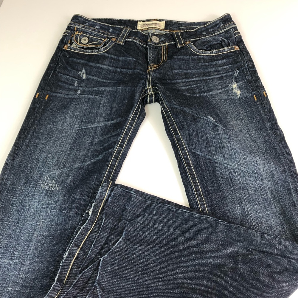 MEK DNM New York Bootcut Dark Denim Jeans Sz 26 - Picture 2 of 8